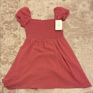 Nordstrom Pink Puff Sleeve Dress